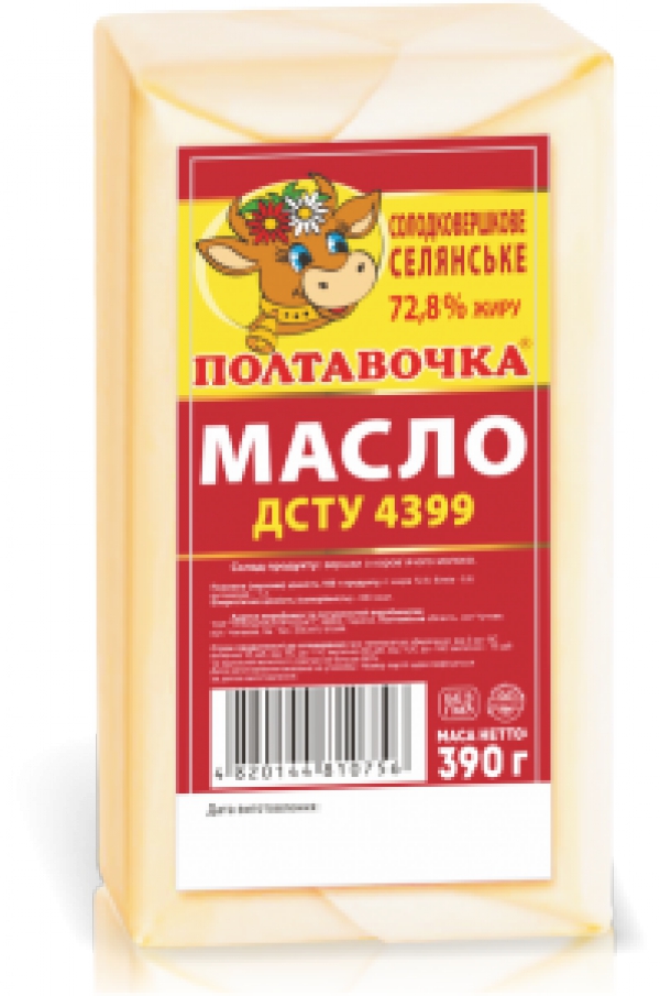 Масло солодковершкове "Селянське"